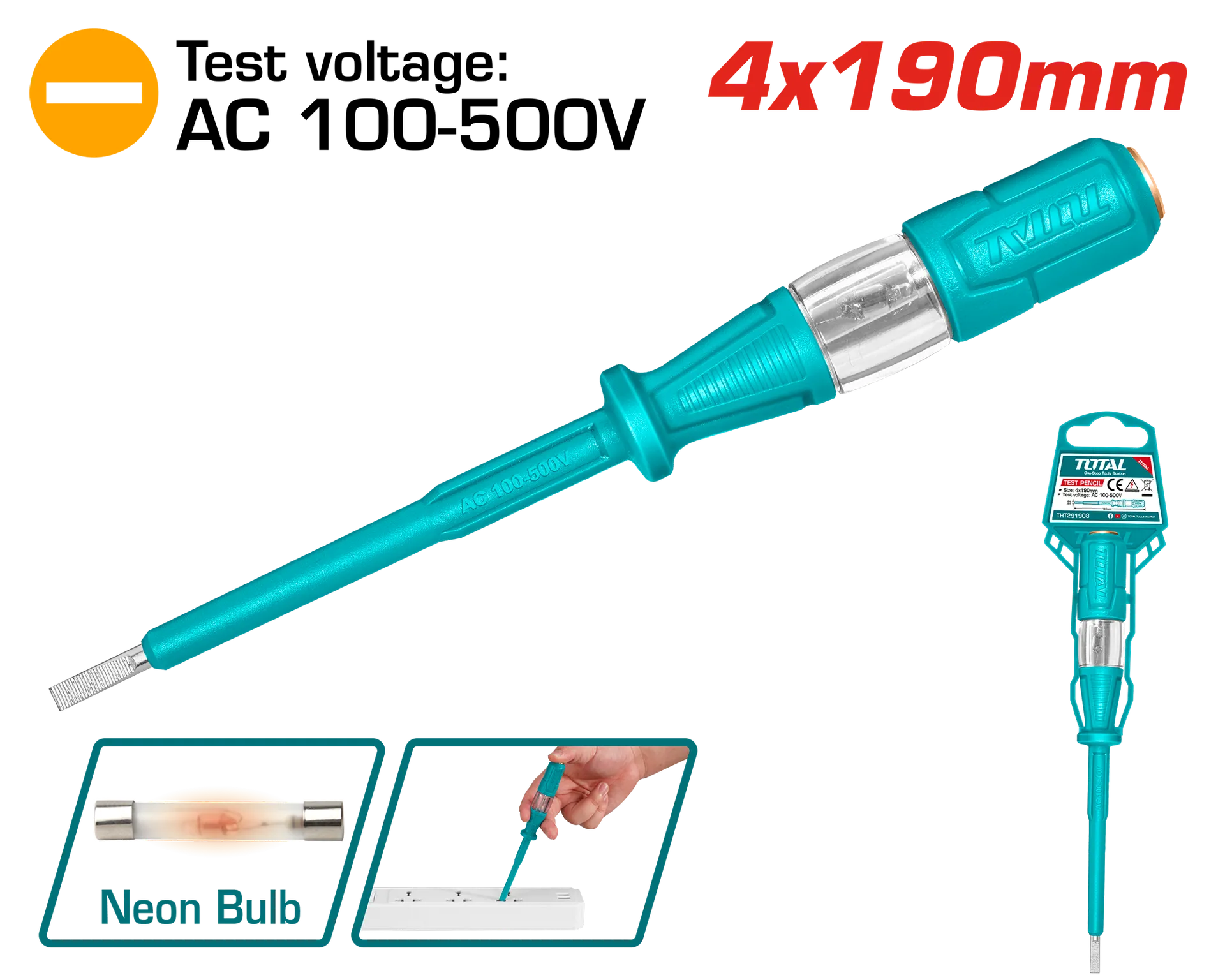 Tester fazor TOTAL i madh THT291908