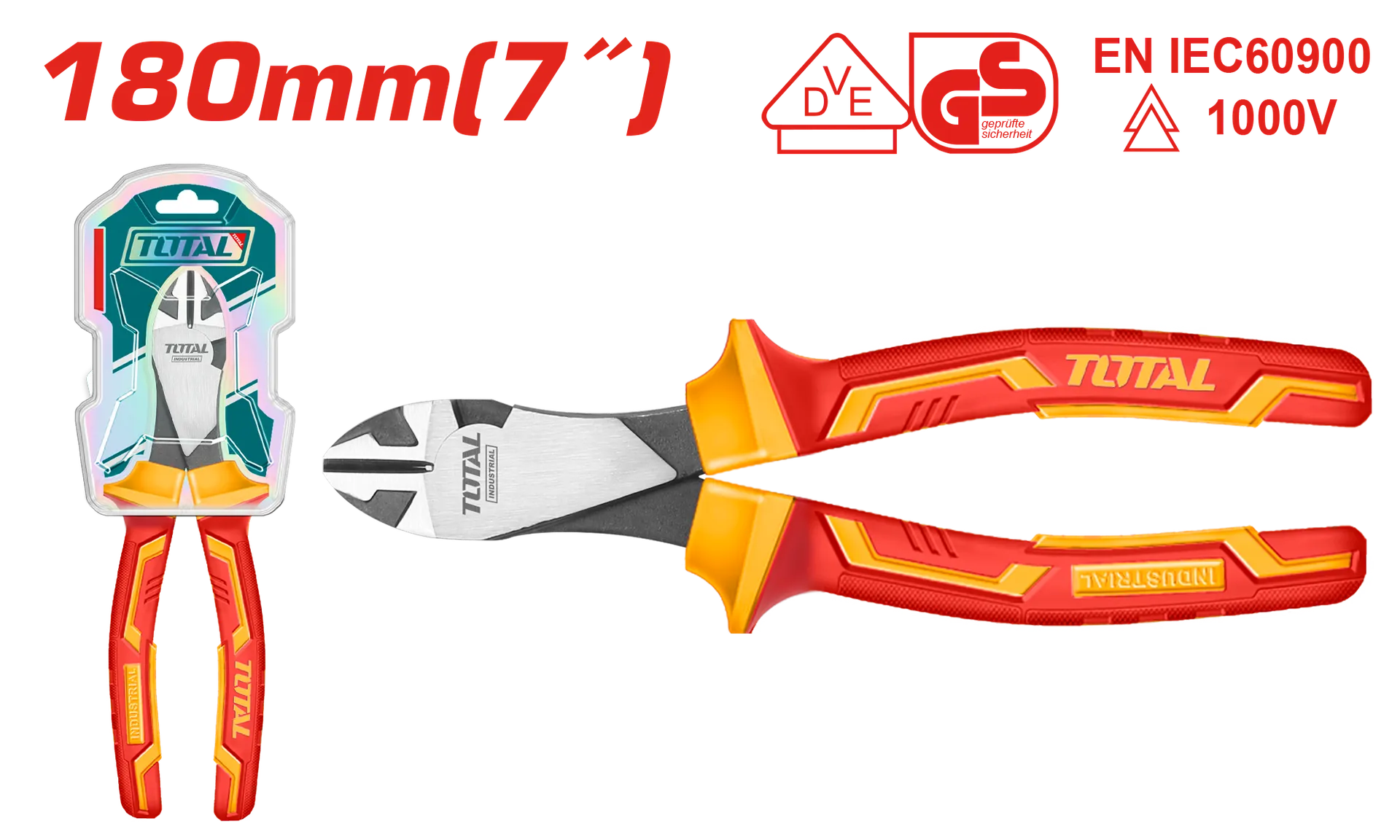 Kleshta kunj elektrike 180mm TOTAL THTIP2571