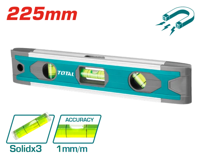 Mini nivelë ujore libela 225mm TOTAL TMT2235