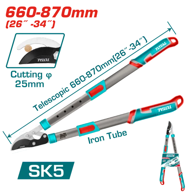 Gërshërë të gjata për degë 660-870mm TOTAL THTS1527406