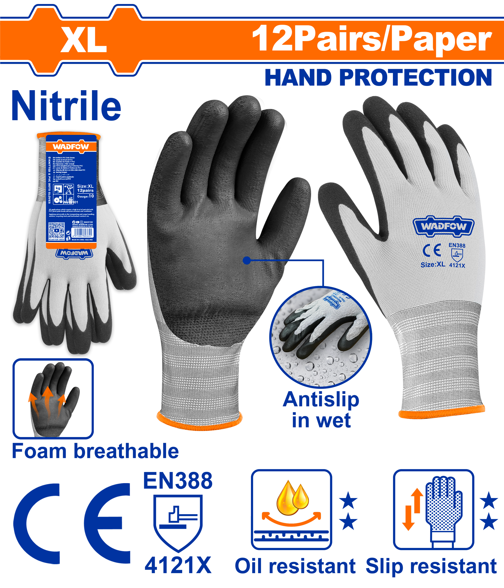 Doreza mbrojtëse WADFOW WGV2803