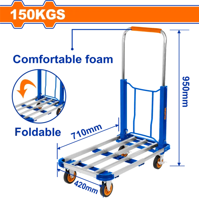 КОЛИЧКА ЗА ТРАНСПОРТ 150KG WADFOW WWB9A15