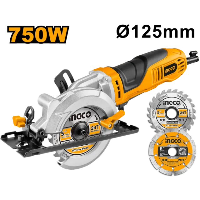 МИНИ ЦИРКУЛАР 750W 125mm INGCO MFS1251