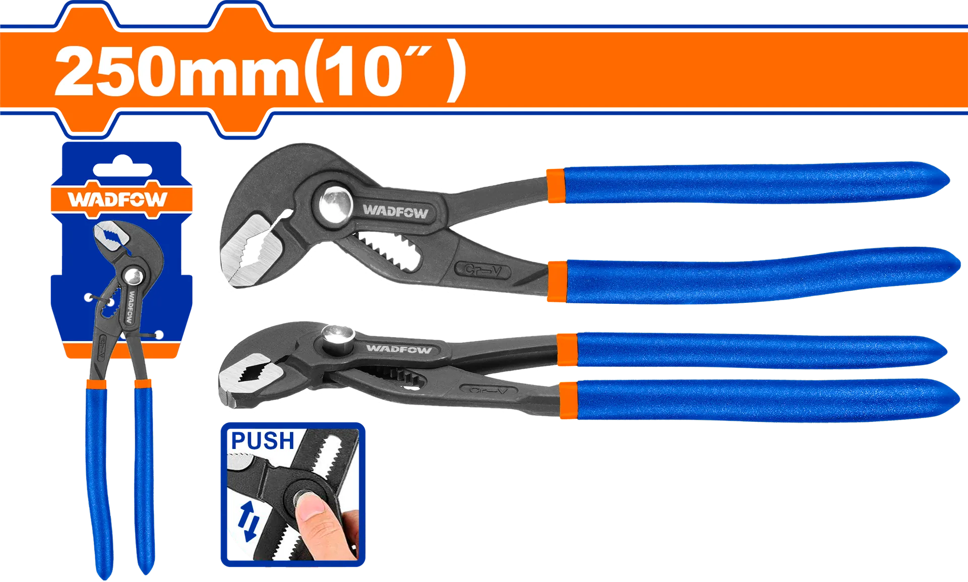 КЛЕШТИ ПАПАГАЛКИ БРЗИ 250mm WADFOW WPL6710