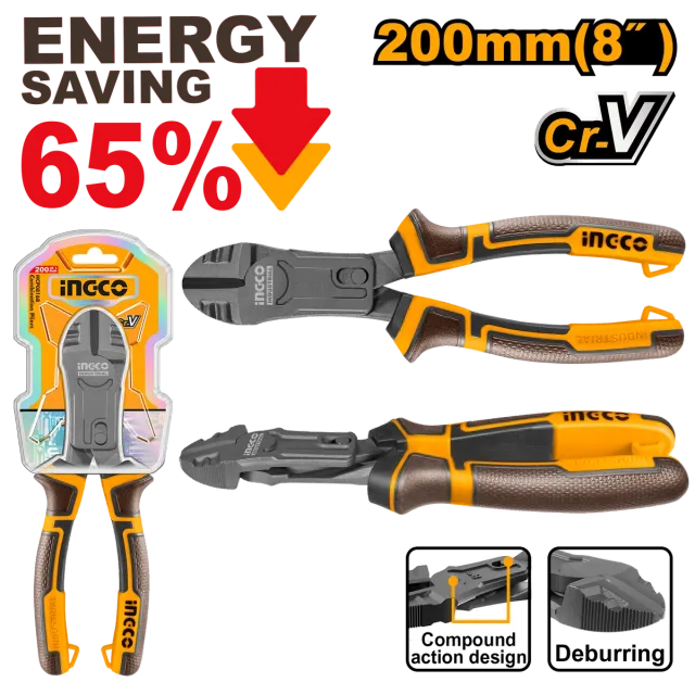 Клешта секачка Cr-v INGCO PRO 200 HCDCP58200