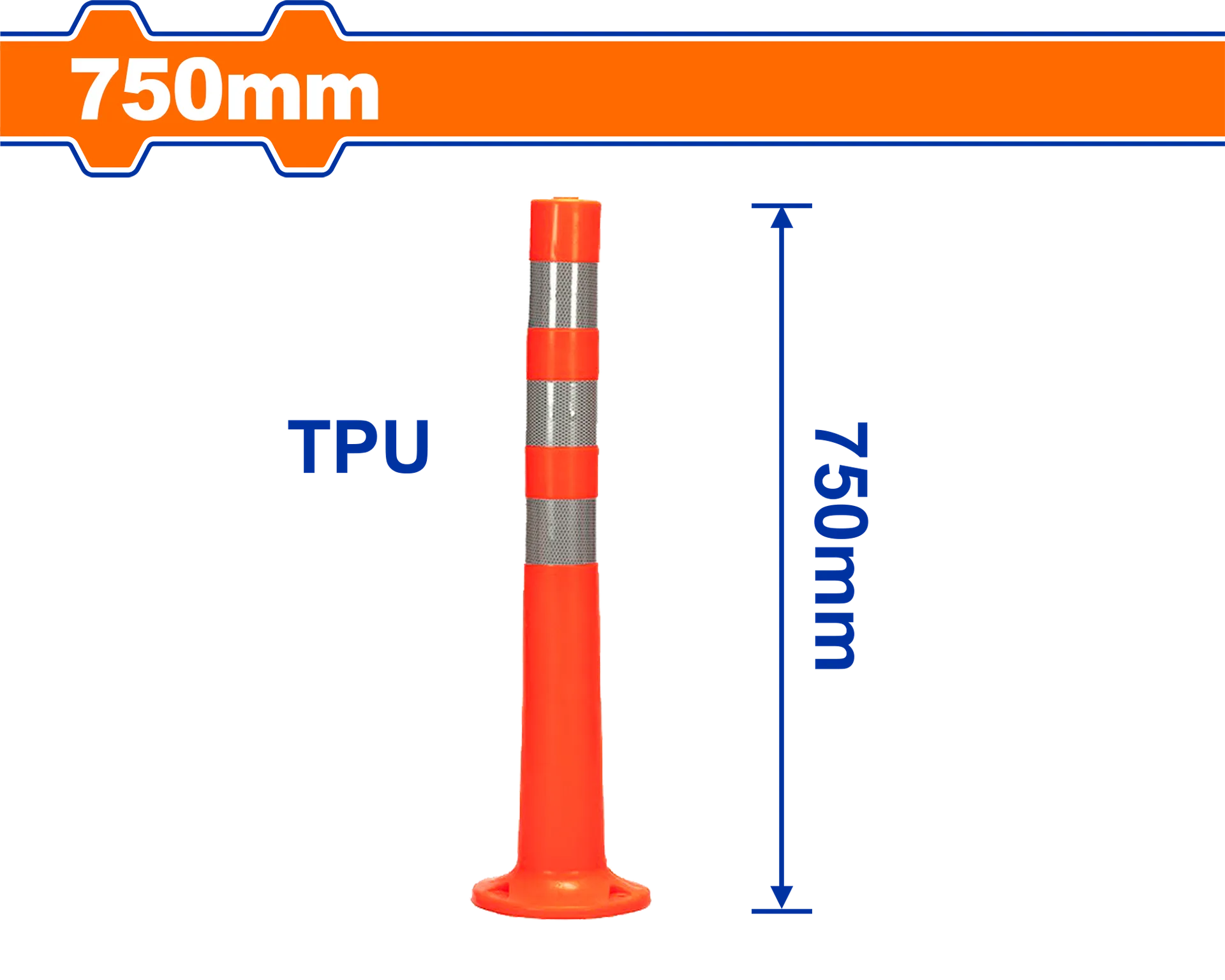 БАРИЕРА ЗА ПАРКИНГ СТУБ 75CM WADFOW WYJ2A04