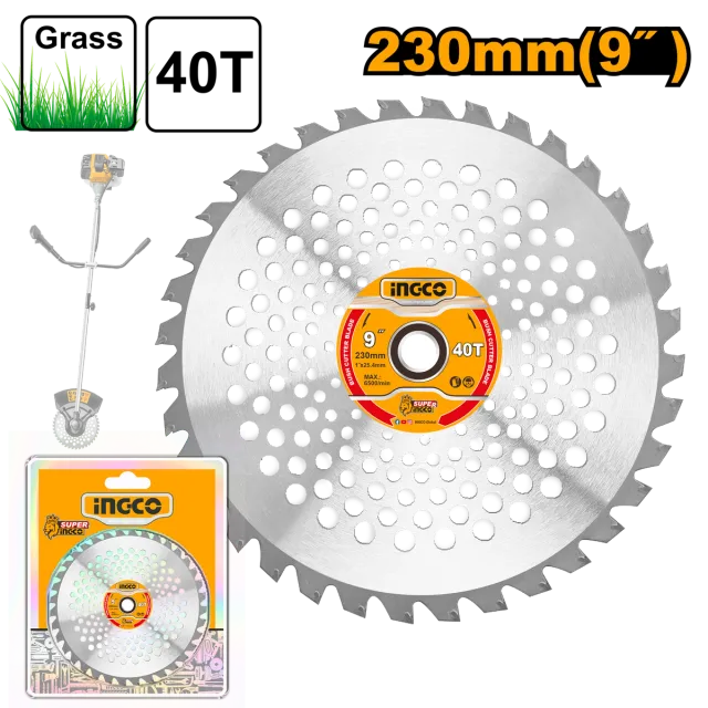 Пила INGCO 230mm 40T за тример TSB423045