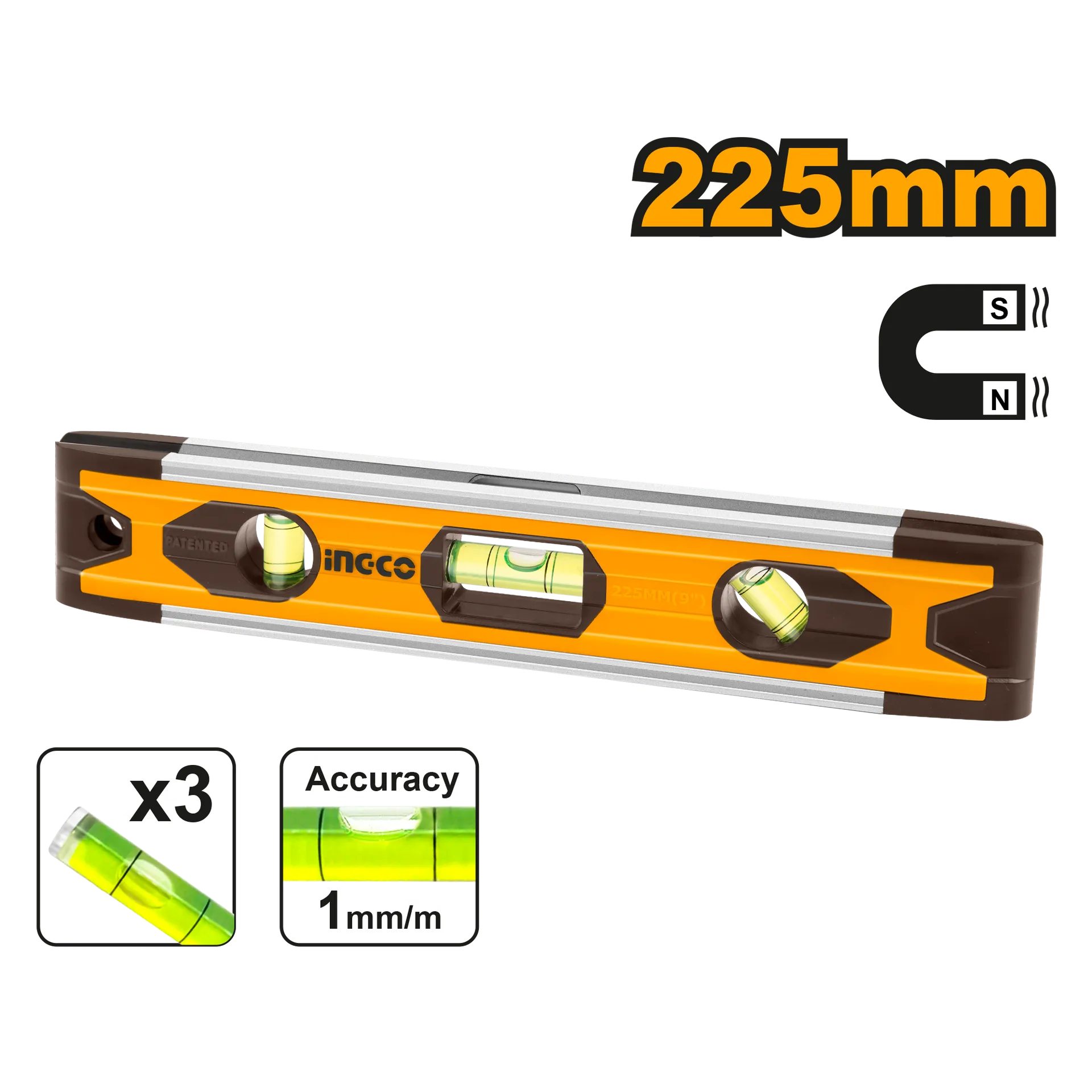 Mini Libela ujore nivel INGCO 225 HMSL01030