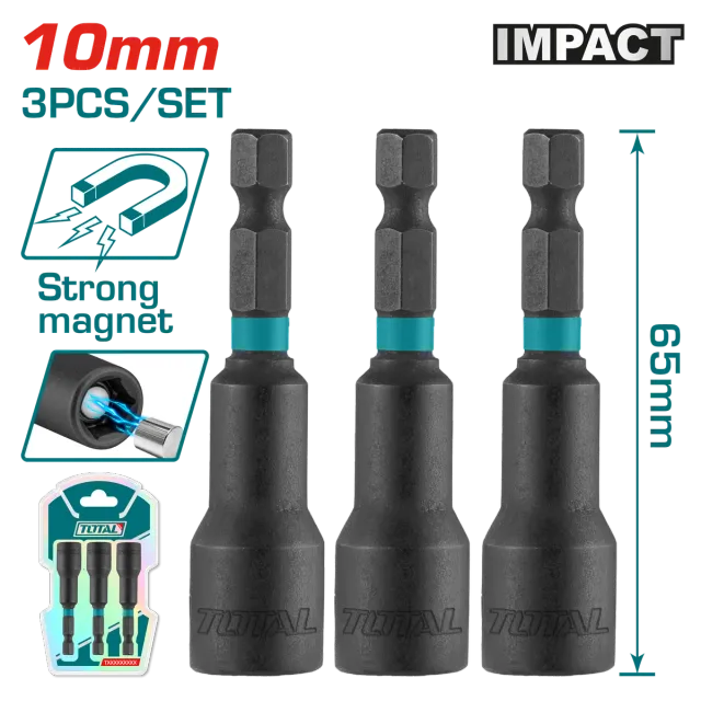 Grupi 3/1 mbajtës patent çelësa TOTAL 10mm – TAC271031