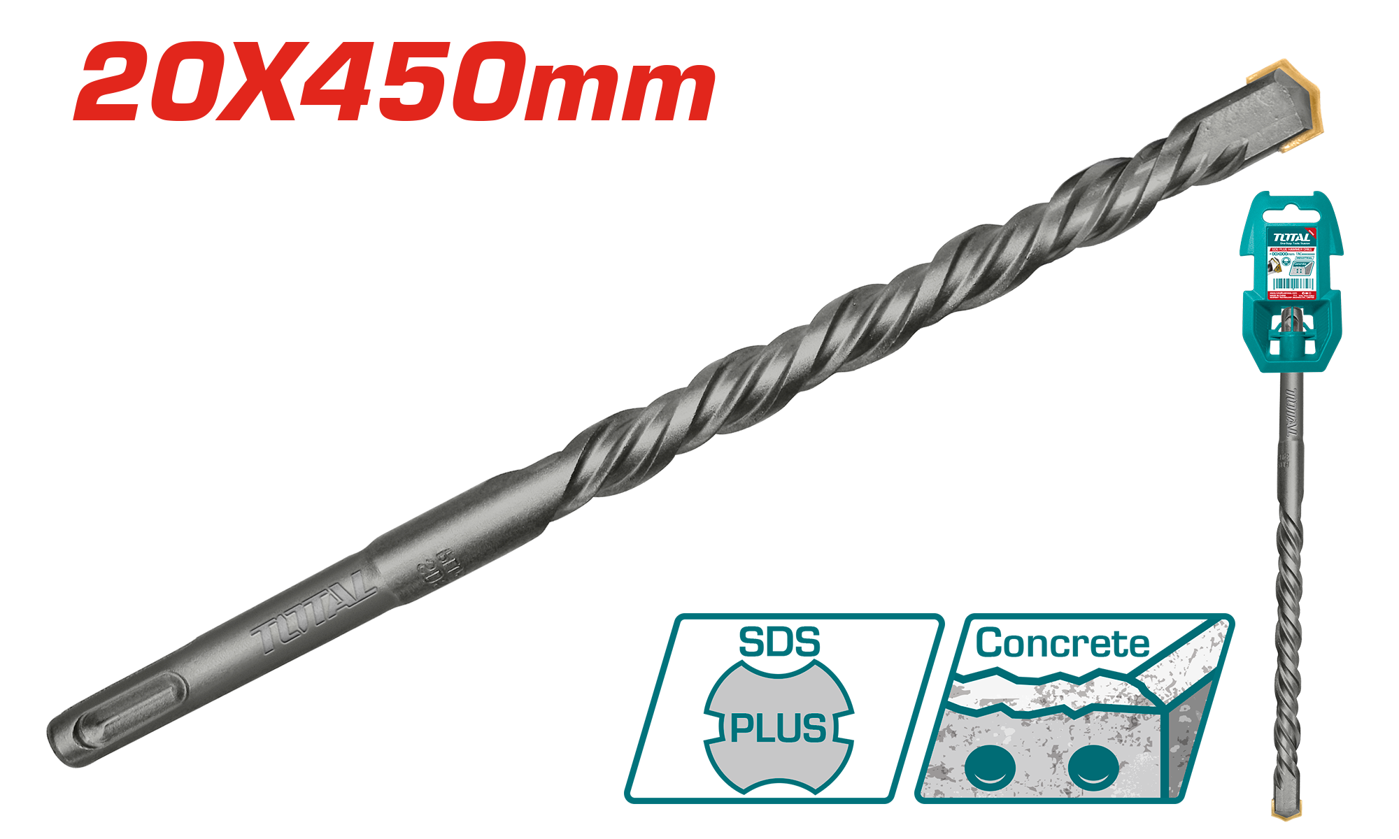 Shpuese SDS +TOTAL 20×450 TAC312004
