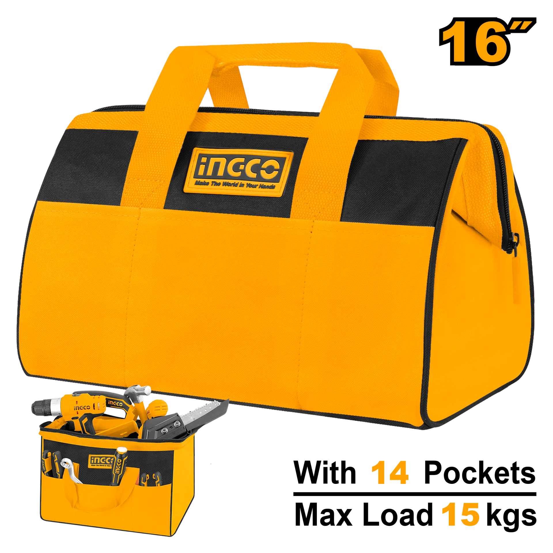 ТОРБА ЗА АЛАТ 16″ INGCO HTBG28161