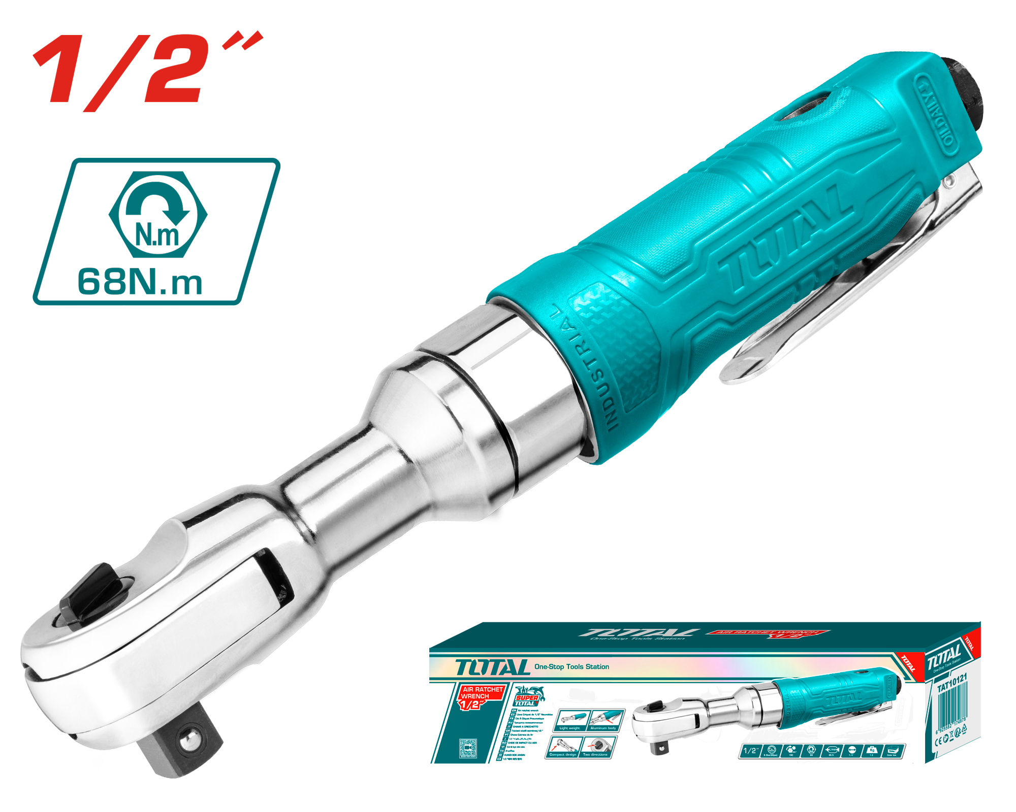 Çelës pneumatik 1/2″ TOTAL TAT10121