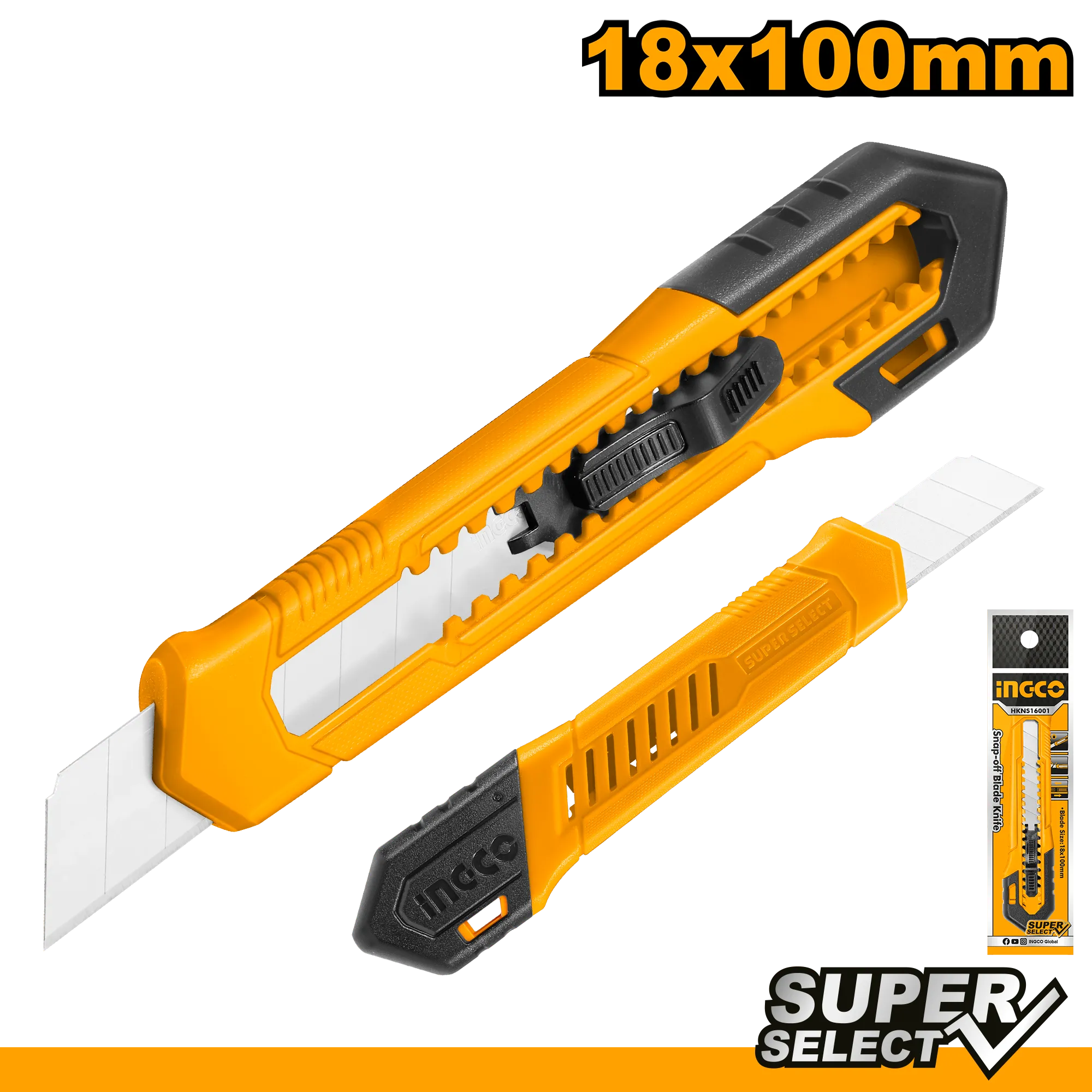 Skalpel INGCO 18mm PVC HKNS16001