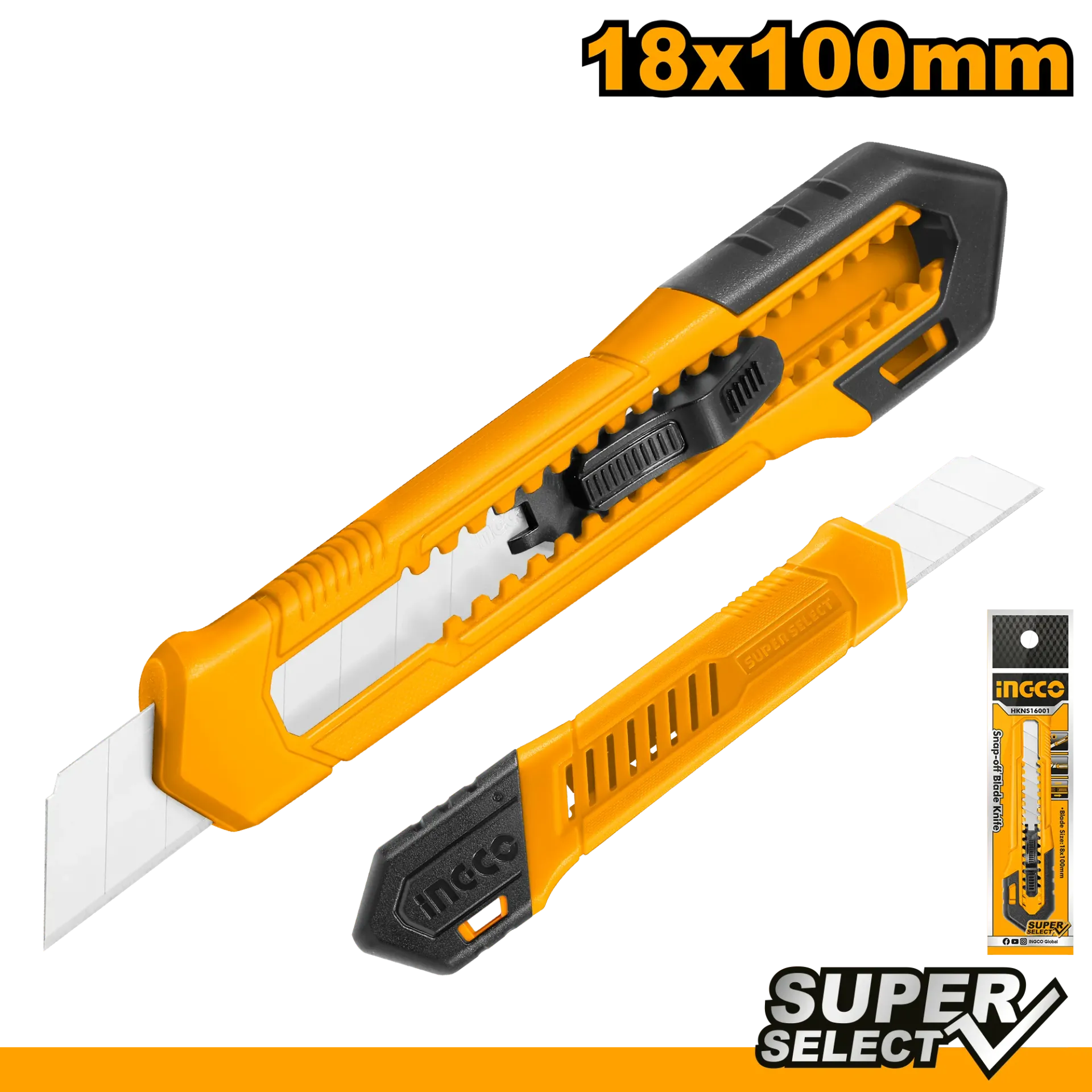 СКАЛПЕР INGCO 18mm PVC HKNS16001