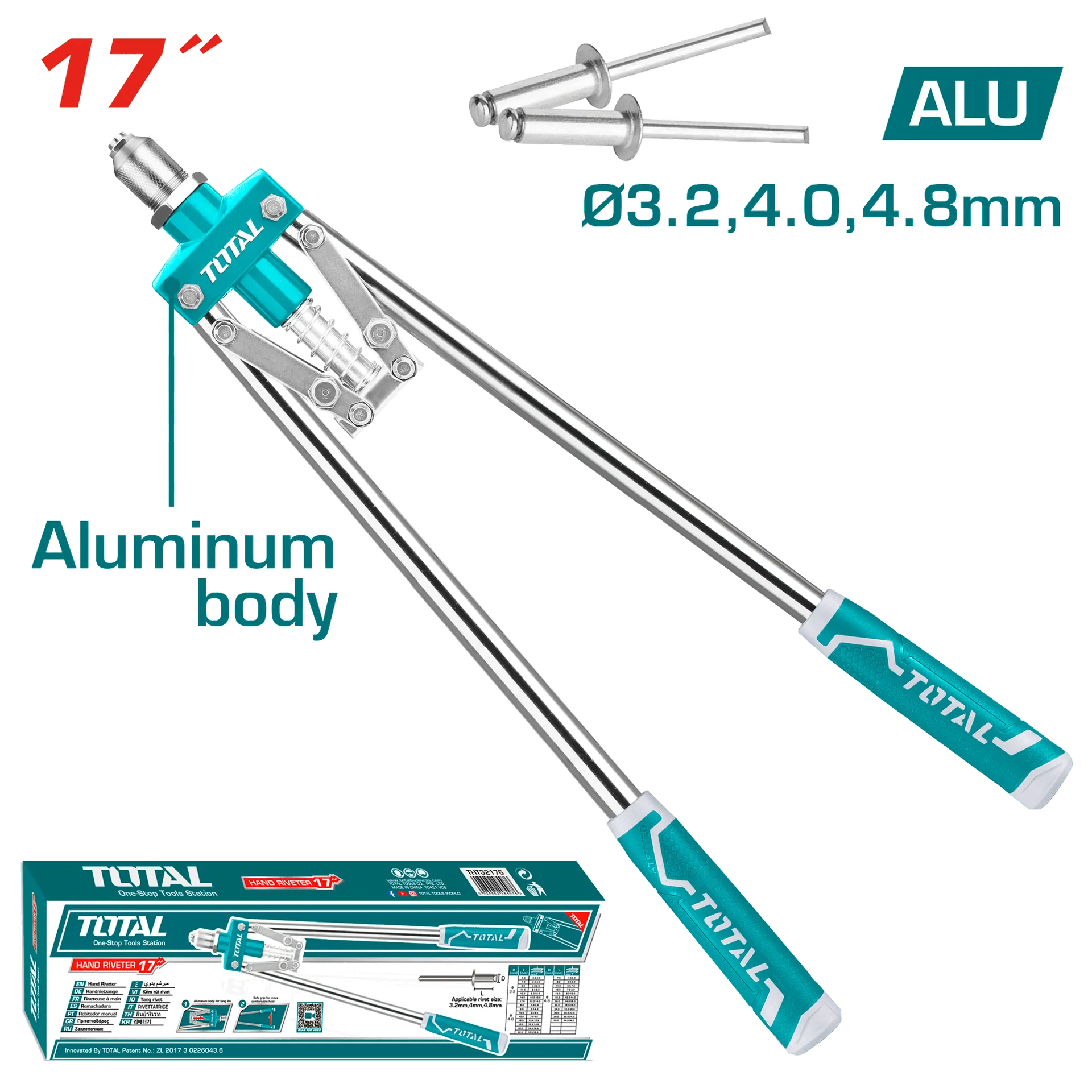 Tangan pop 17″ e gjatë TOTAL THT32176