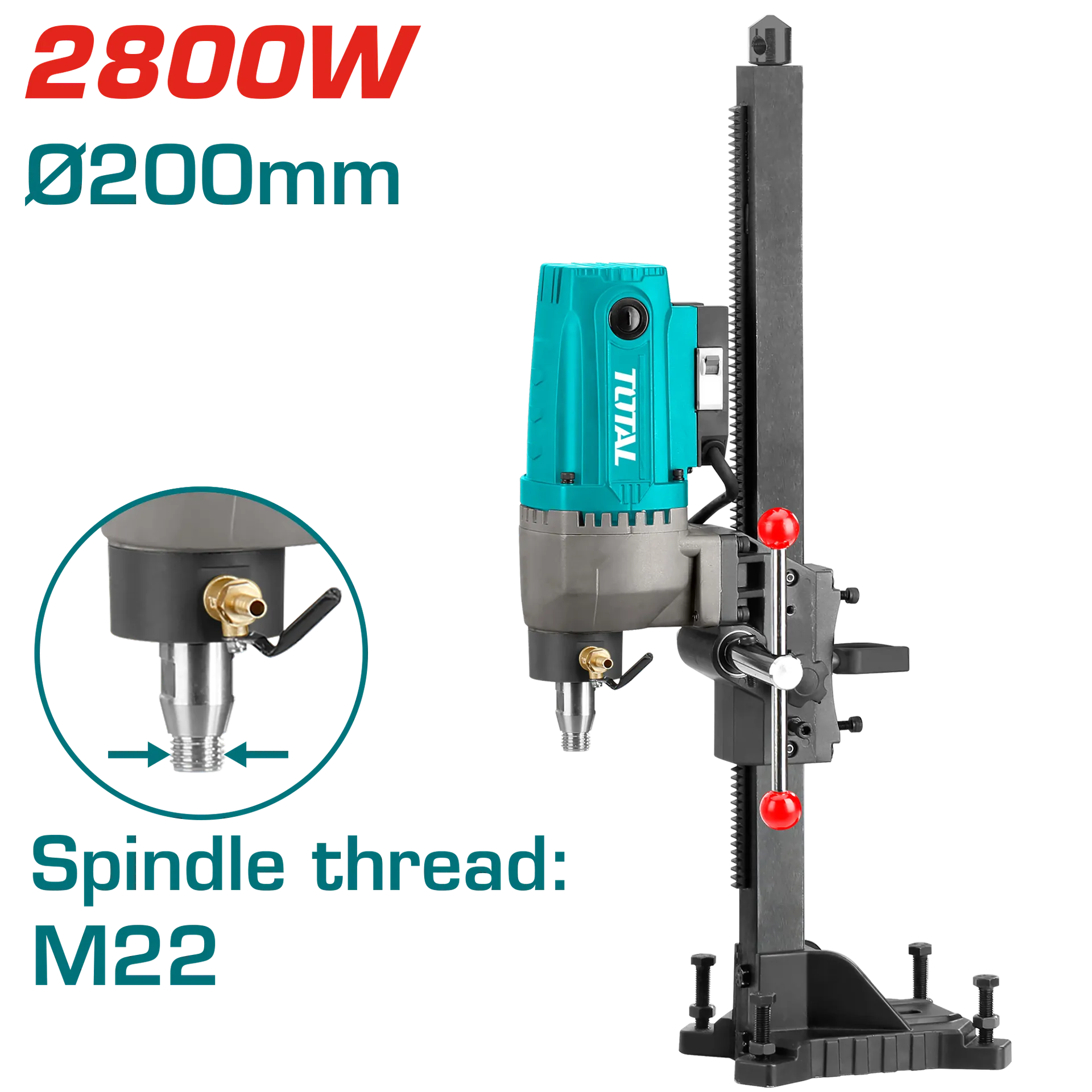 Murmuese elektrike TOTAL 2800W – TDDM28001