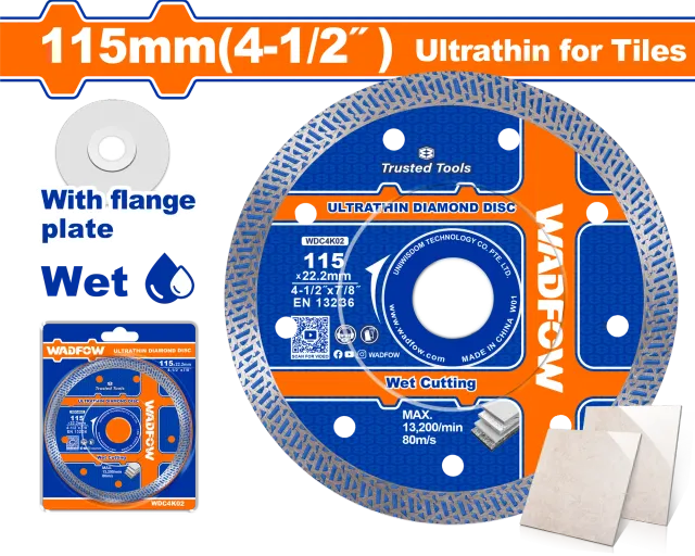 ДИЈАМАНТСКИ ДИСК 115mm ULTRATHIN WADFOW WDC4K02