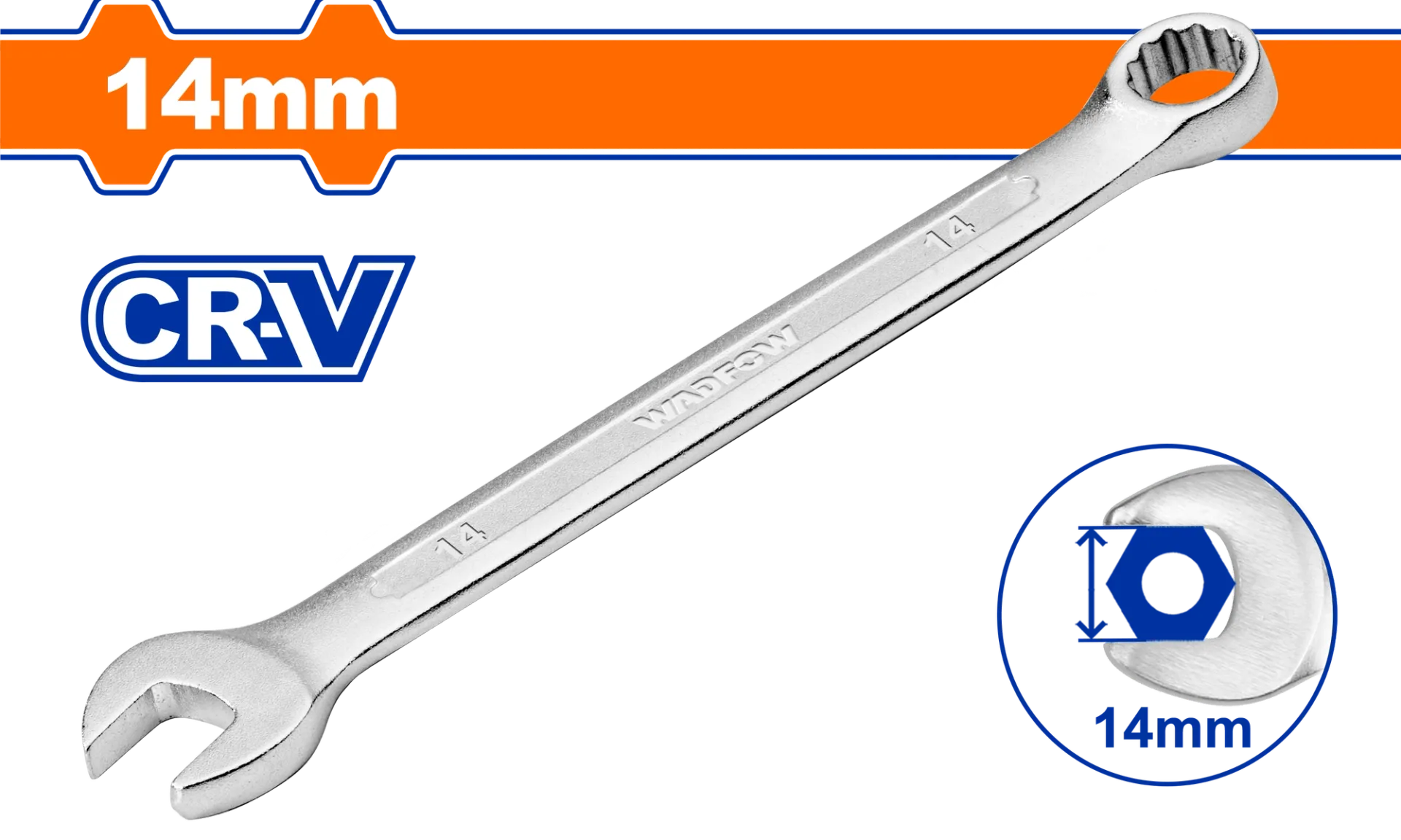 Комбиниран клуч 14mm WADFOW WSA1114
