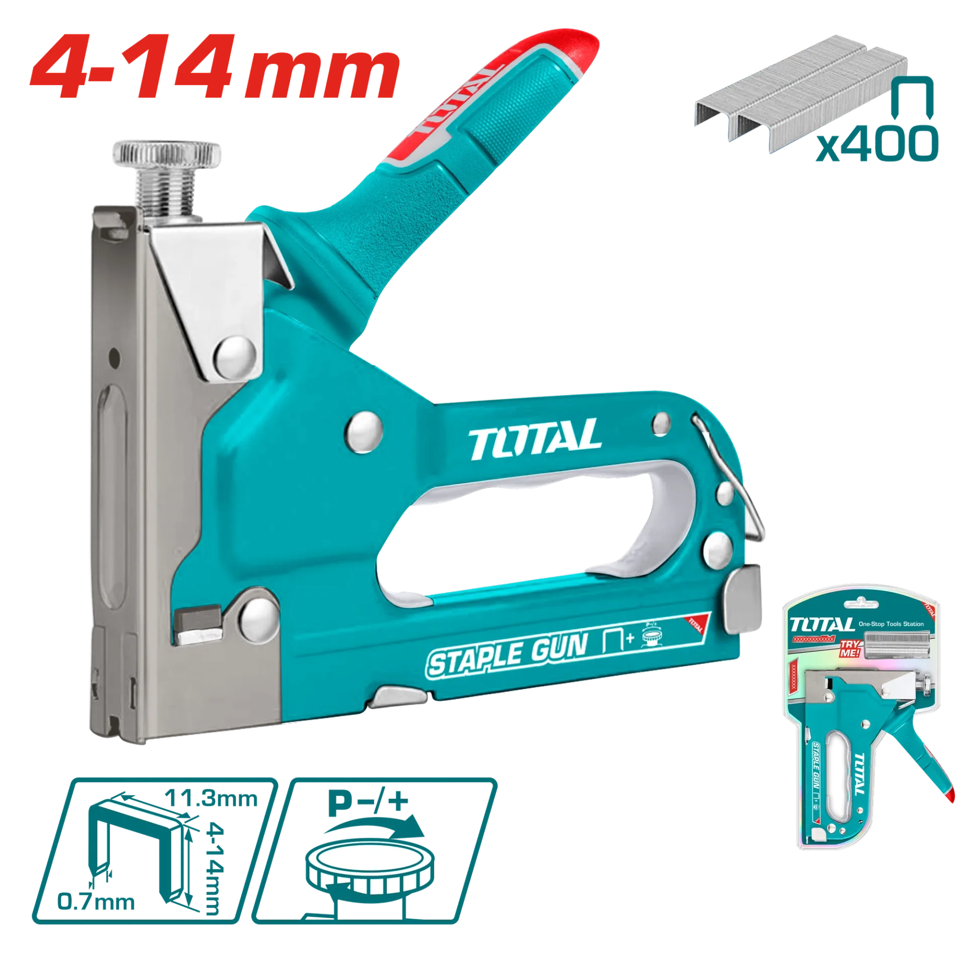 Ngjitës dore TOTAL 4-14mm THT311425