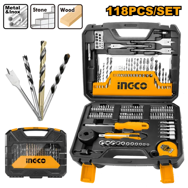 Сет бургии и битови INGCO 118/1 – HKTAC011182