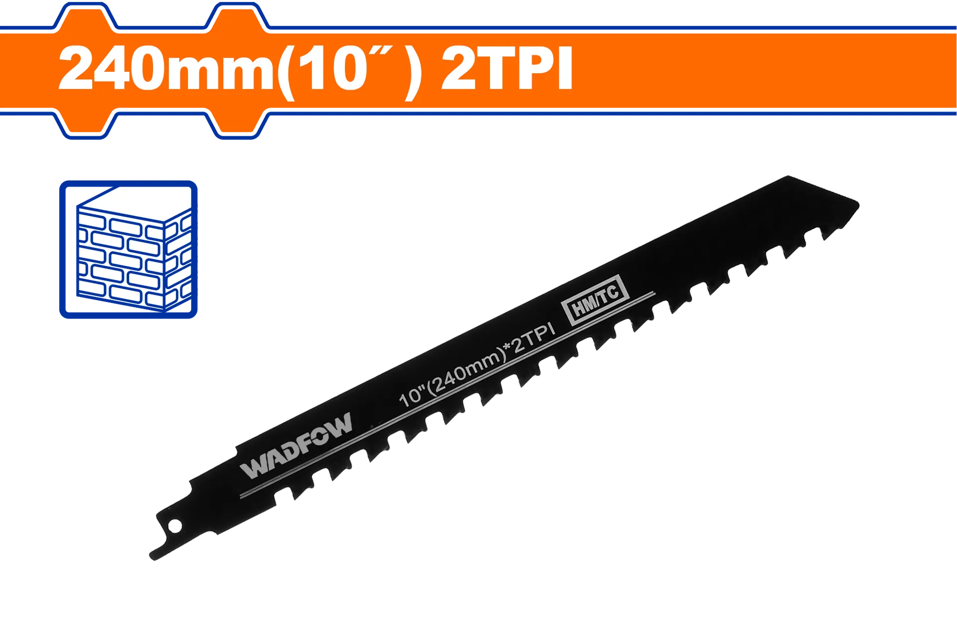 Thika per sharrë trupi per blloqe WADFOW 240mm (10") – WJT1543HM