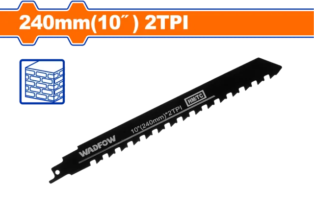 НОЖ ЗА УБОДНА ПИЛА ЗА БЛОКОВИ WADFOW 240mm (10″) – WJT1543HM