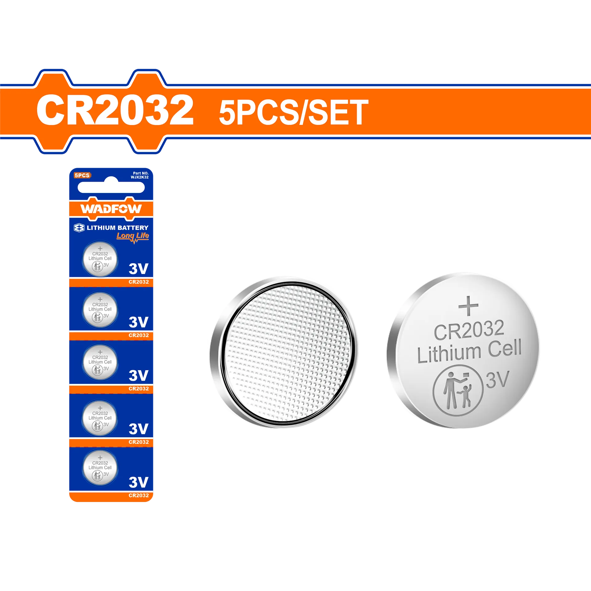 Bateria 1.5V LR44 5/1 WADFOW WJX2K32