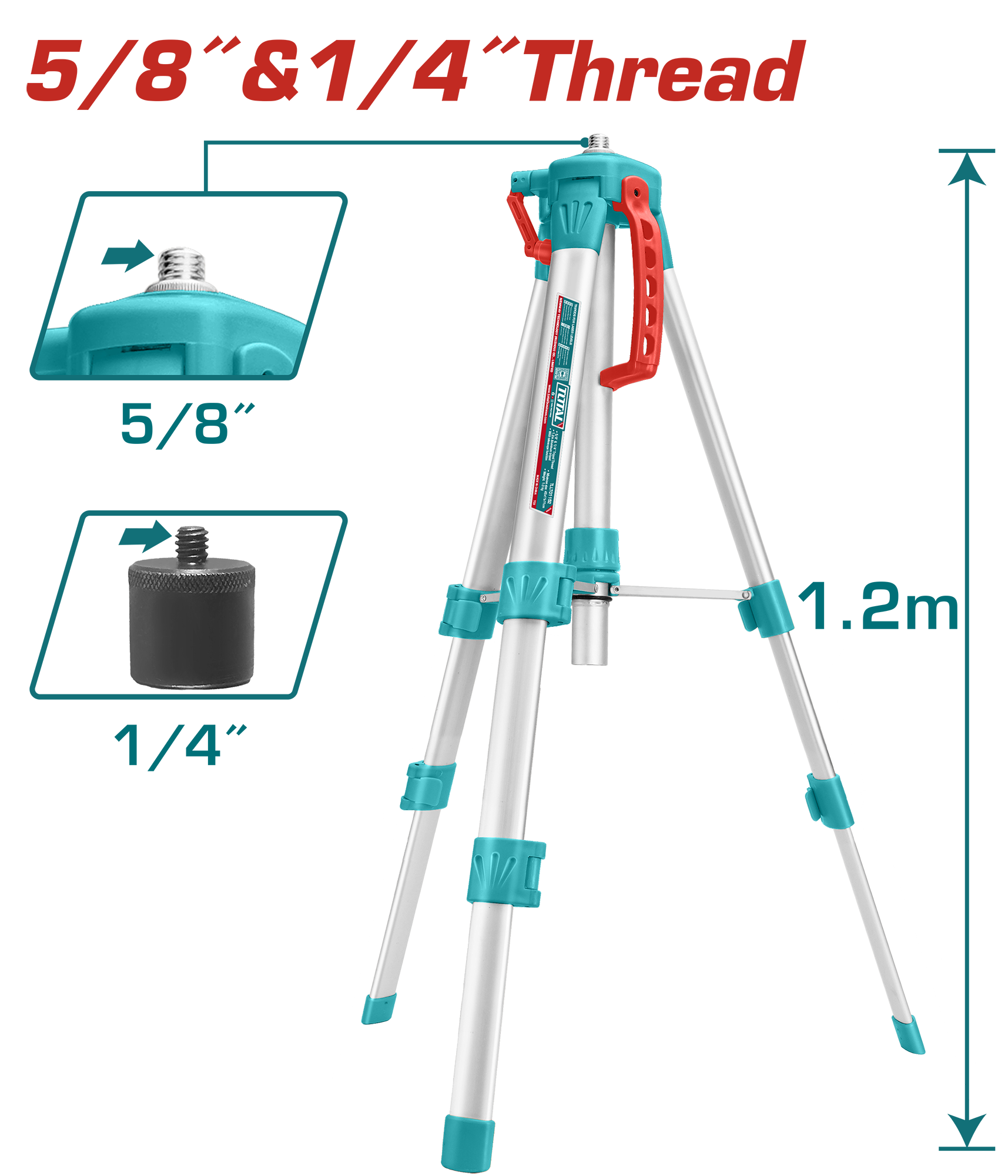 Mbështetëse stativ për nivelator lazer TOTAL – TLLT01152