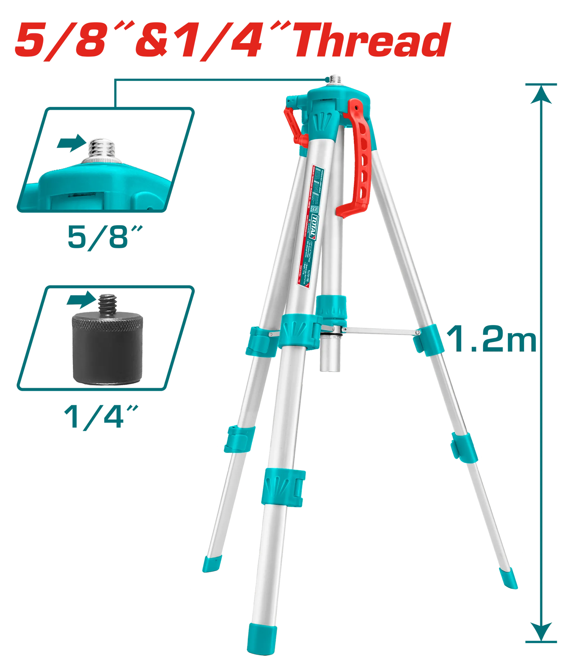 Mbështetëse stativ për nivelator lazer TOTAL – TLLT01152