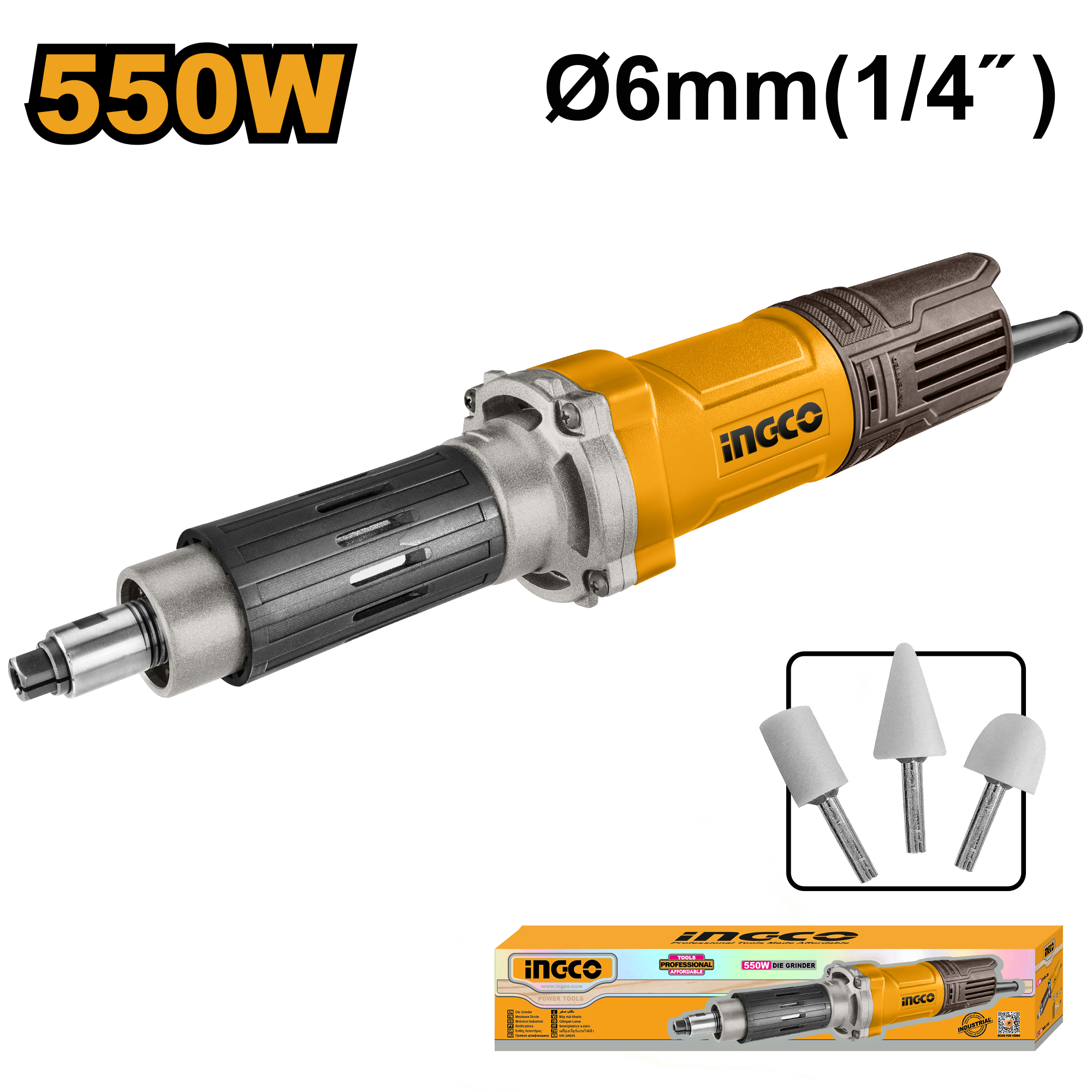 Brusuese këndore INGCO 550W PDG5501