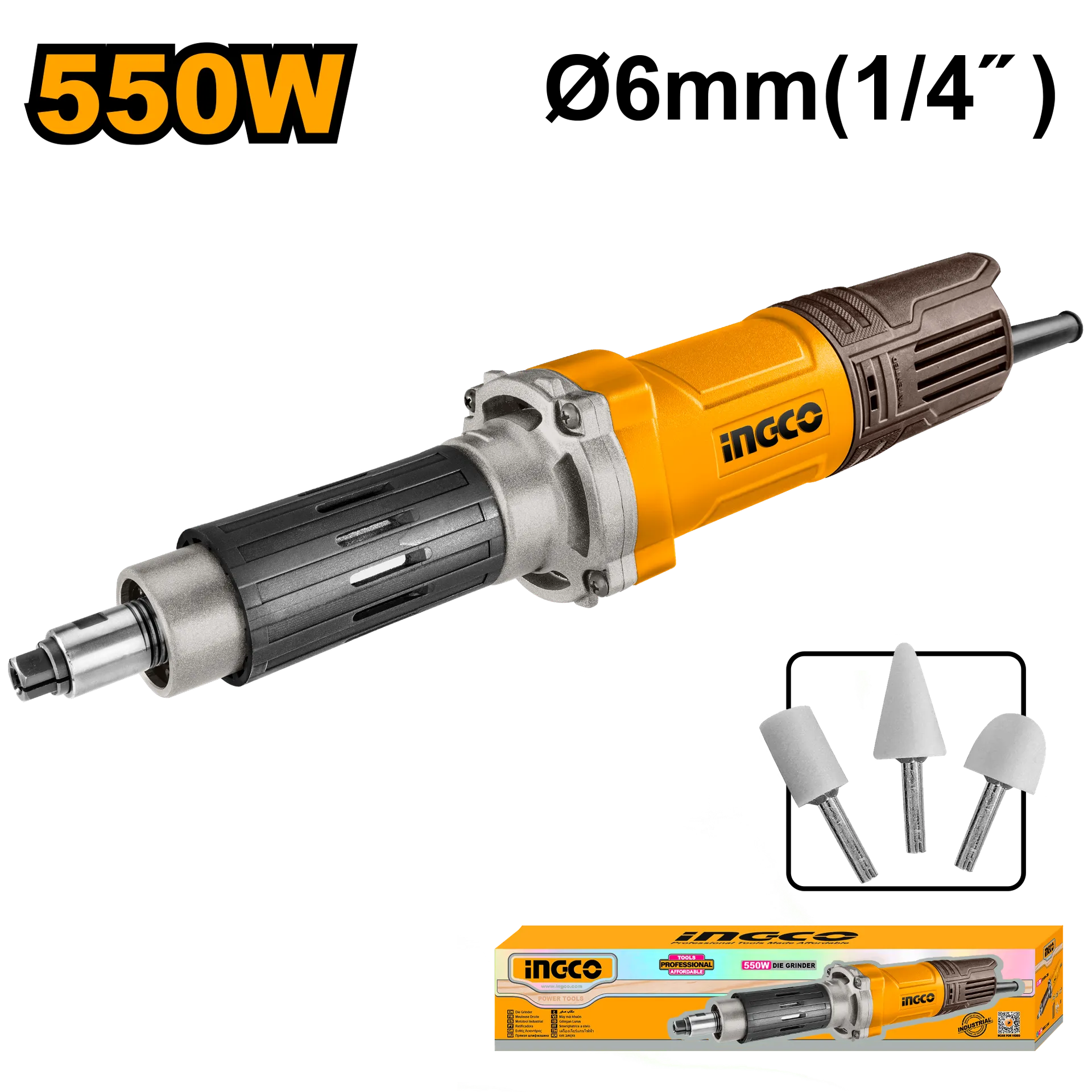 Brusuese këndore INGCO 550W PDG5501