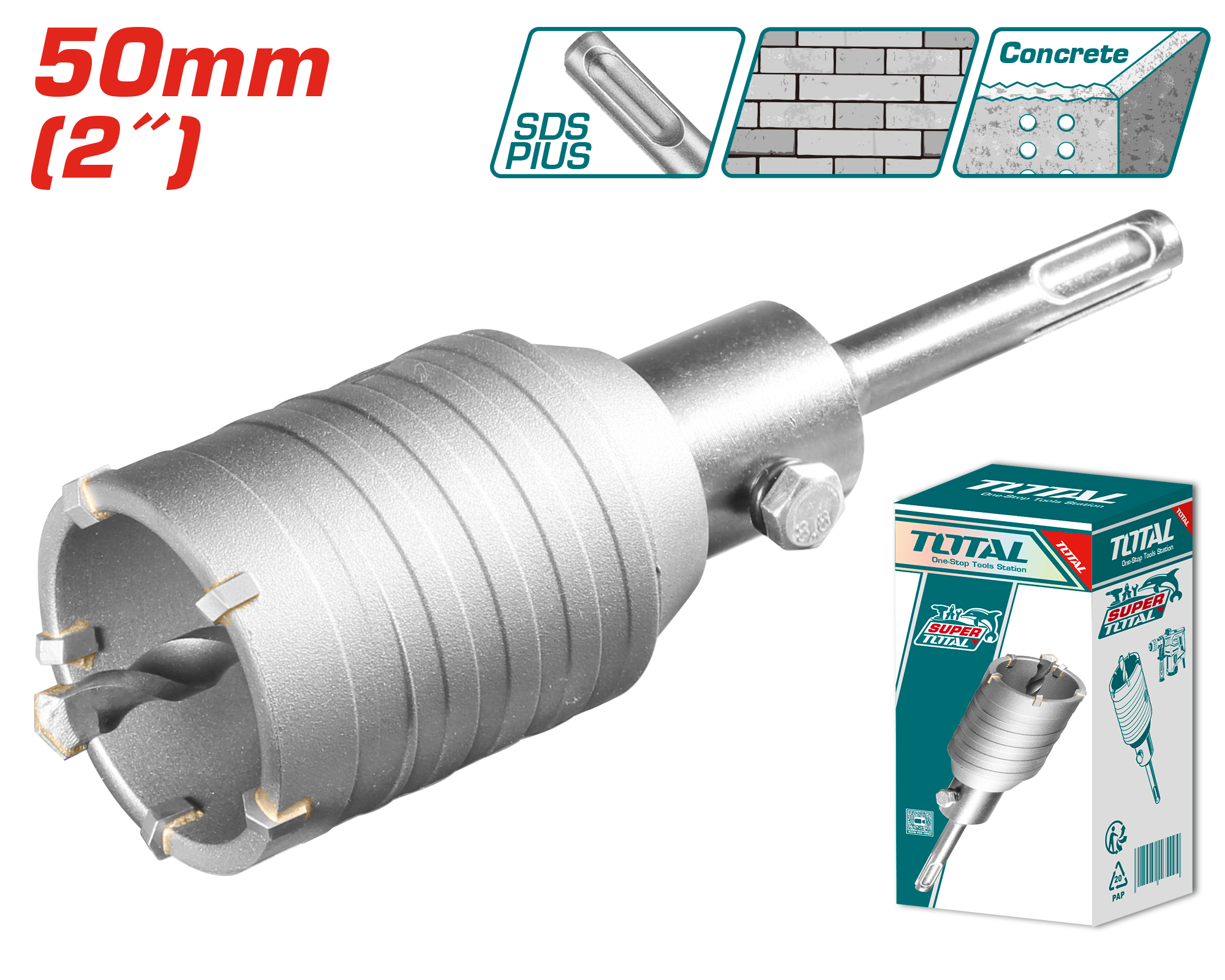 Kurorë për beton TOTAL 50mm – TAC430501