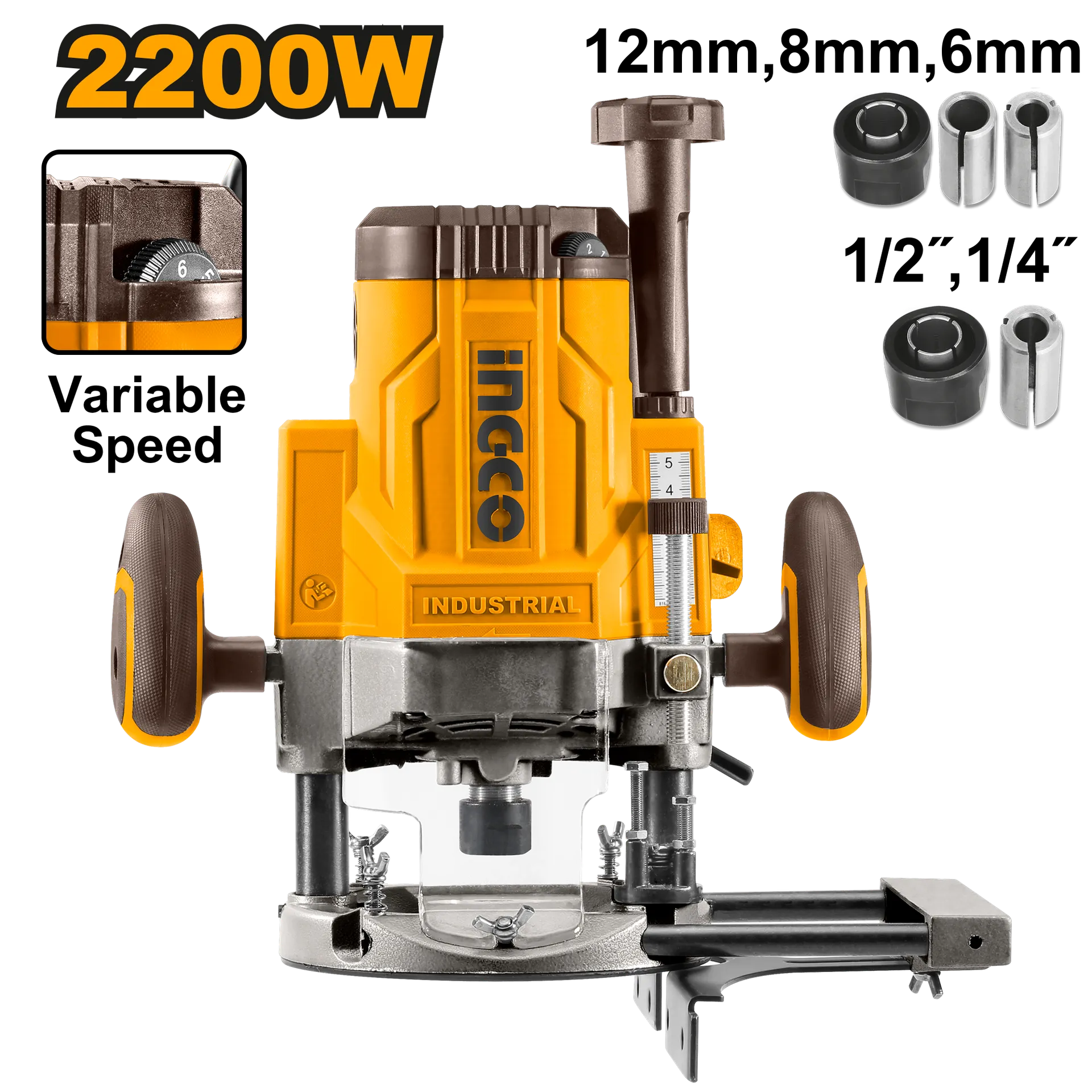 Freza me dore INGCO 2200W RT22008