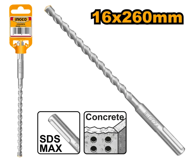 БУРГИЈА ЗА БЕТОН SDS+ 16x260mm INGCO DBH1241601