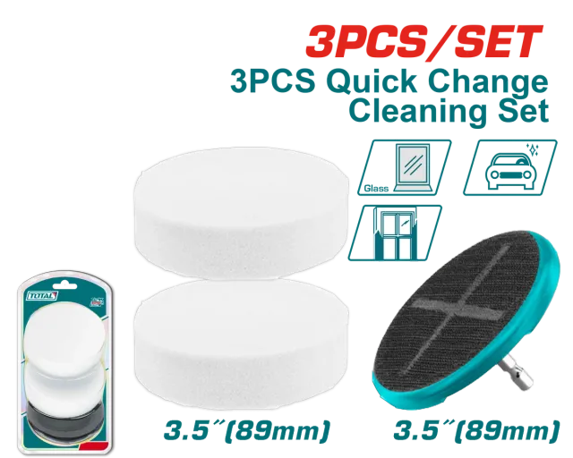 Peria për pastrimin set sfungjer 3/1 TOTAL TAC35351