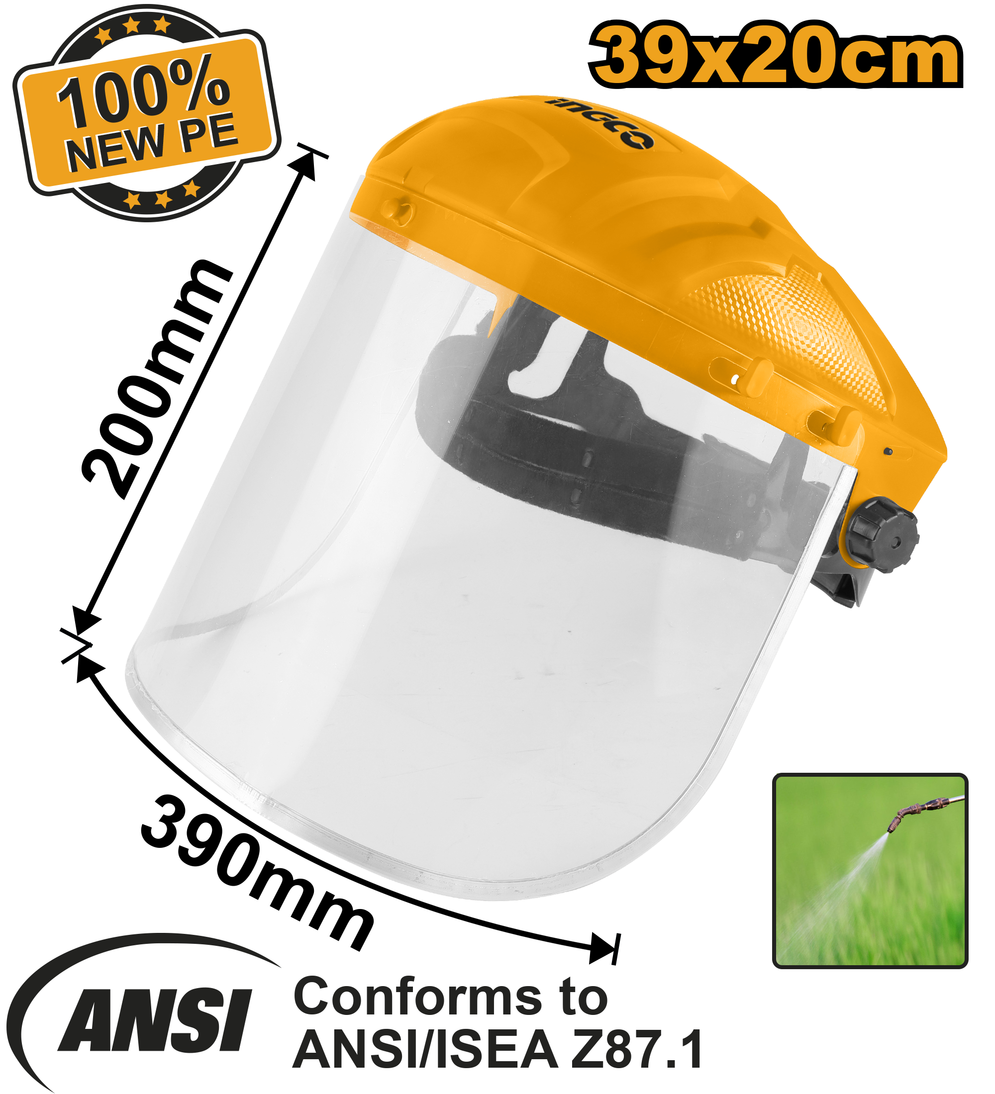 Maskë për zmerilim INGCO HFSPC32