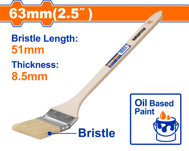 ЧЕТКА ЗА ФАРБАЊЕ 63mm КРИВА ГЛАВА WADFOW WPE3325