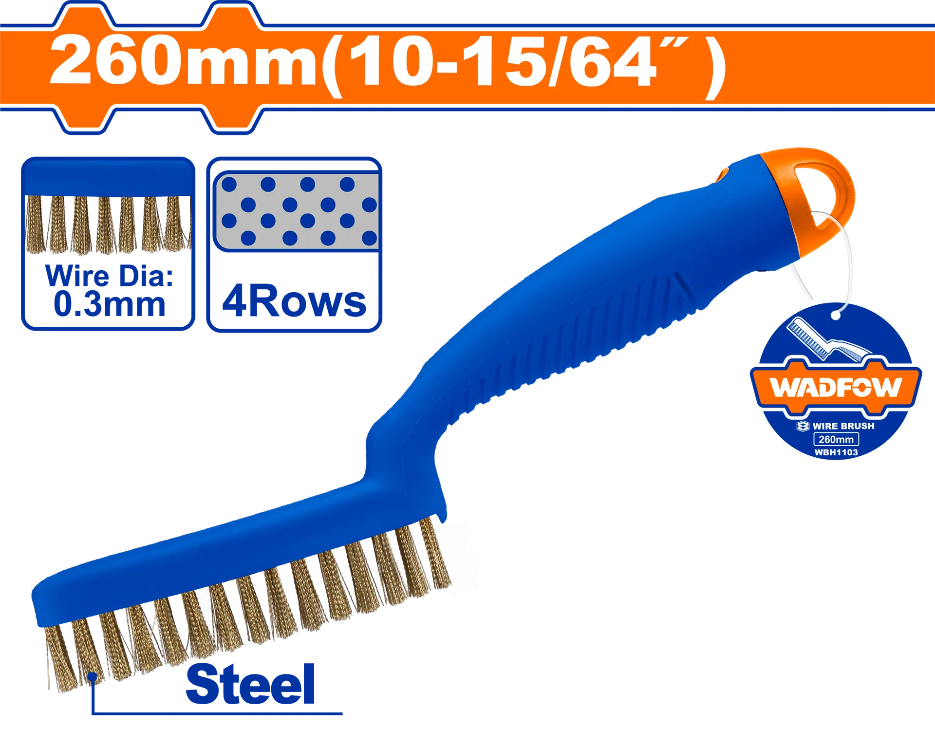 ЧЕТКА PVC МЕСИНГ WADFOW – WBH1103
