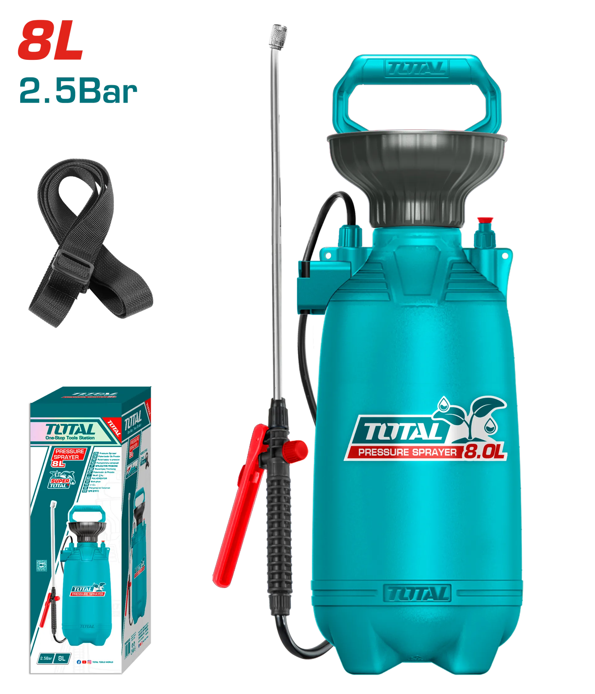 ПУМПА ЗА ПРСКАЊЕ 8L TOTAL – THSPP30802