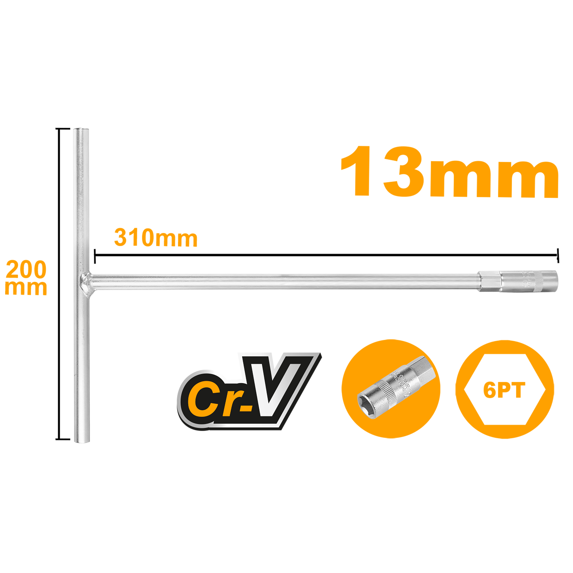 Т-КЛУЧ 13mm INGCO HTSW1308