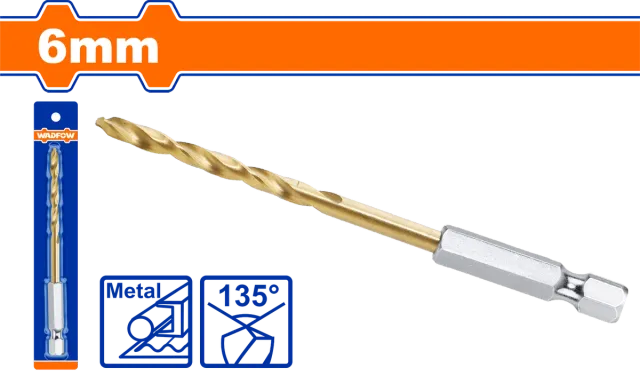 Puse për metal 6mm kapje heks 1/4″ WADFOW WTD6K06