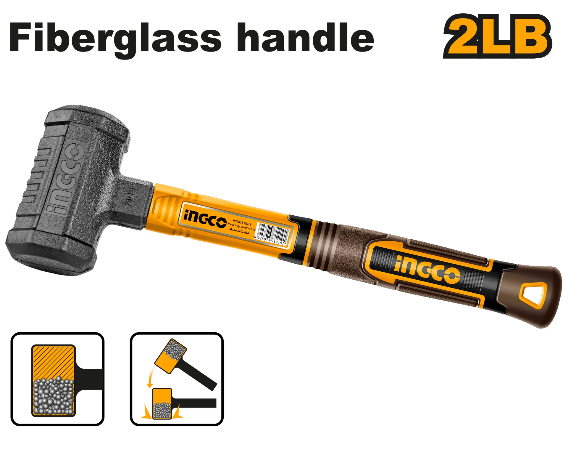 Çekiç gome INGCO i zi 907gr – HDBM08028