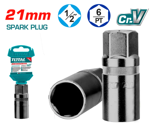 Çelës patenti 1/2″ 21mm i gjatë për ndeza TOTAL THSPS12216