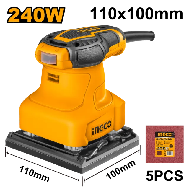 Вибрациона брусилка 240W INGCO PS2408