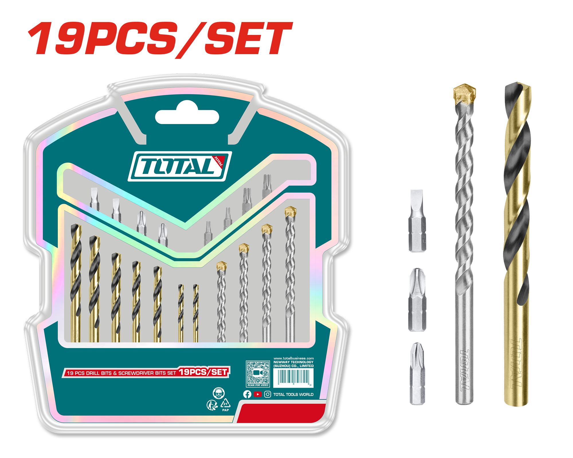 Set Stërvitje 19/1 TOTAL Metal dhe Beton TACSDB1901