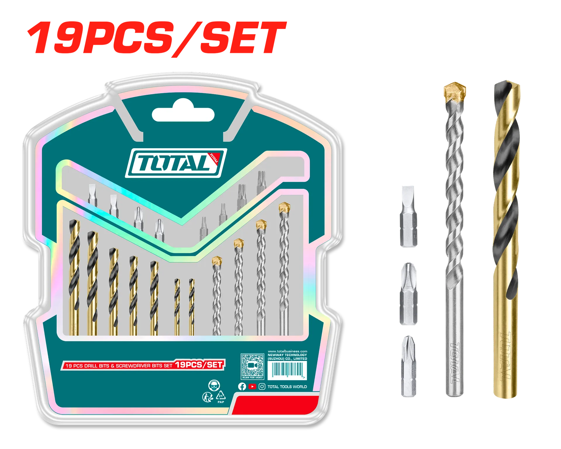 Set Stërvitje 19/1 TOTAL Metal dhe Beton TACSDB1901