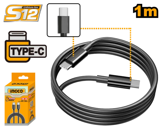 Кабел Type-C 1M INGCO IUCC02