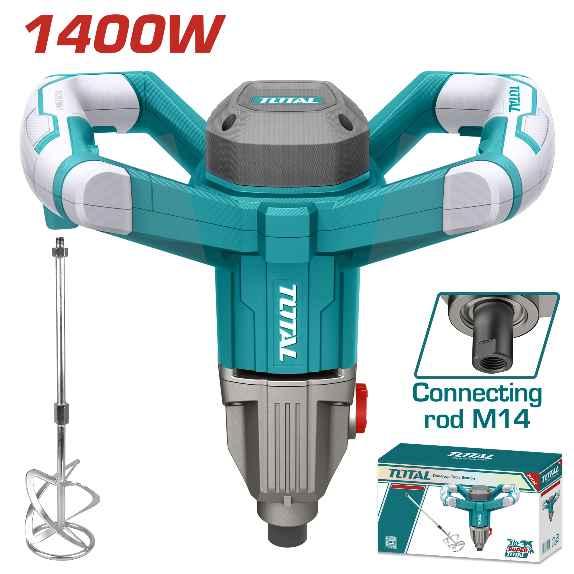 Përzierës elektrike 1400W TOTAL TD614006