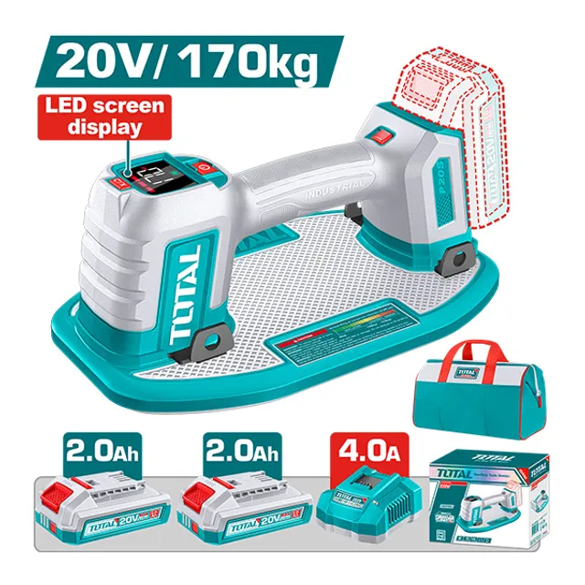 Ngritës me vakum me bateri për pllaka 20V 170kg TOTAL TSCLI20305