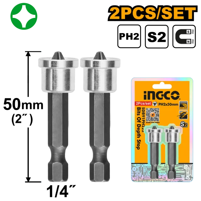 БИТ INGCO PH2x50 2/1 pcs SDB91PH223